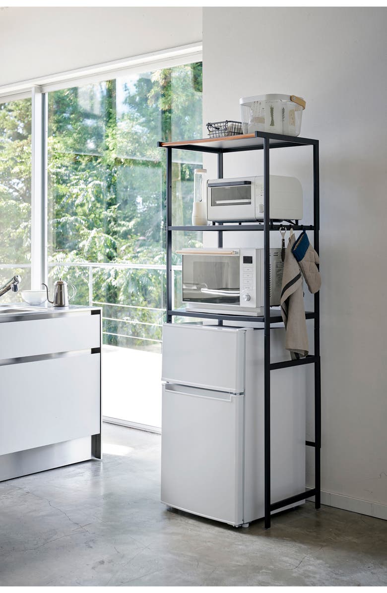 Yamazaki Storage Rack, Alternate, color, Black