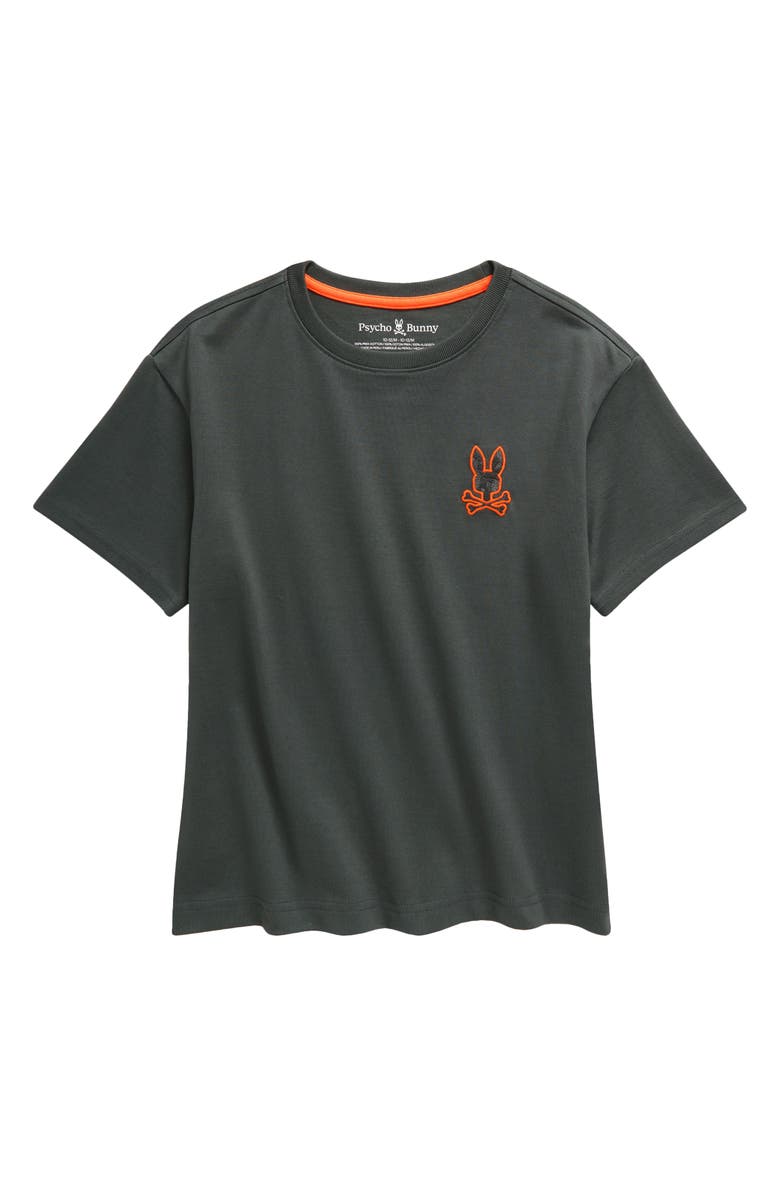 Psycho Bunny Kids' Embroidered Cotton Graphic T-Shirt, Main, color,