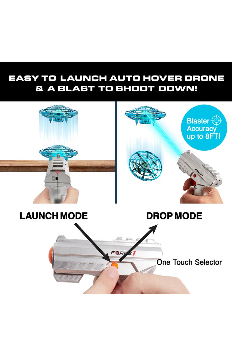 Force1 Scoot Skeet Drone Electronic Game - 2 Pcs, Alternate, color, Pink, Blue