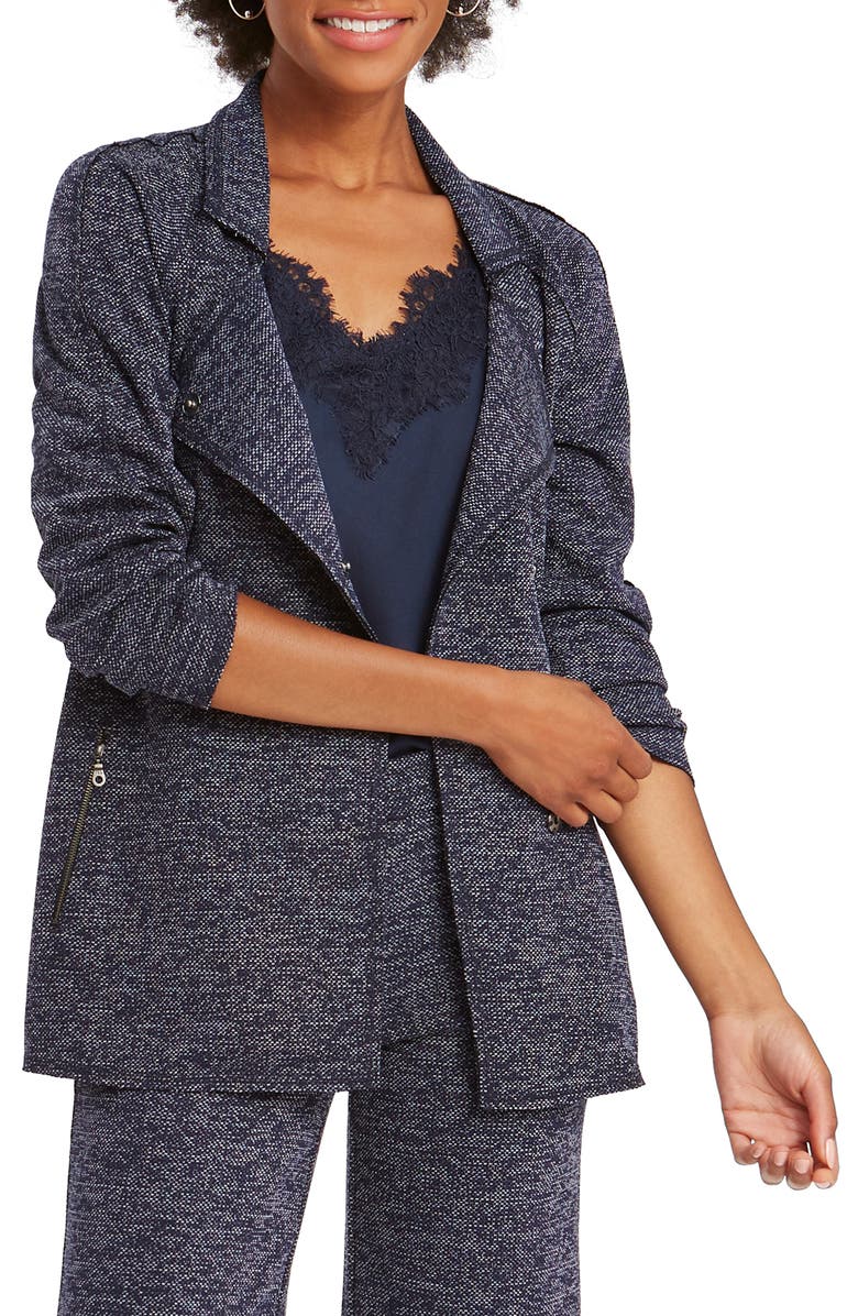 NIC+ZOE Twiggy Snap Closure Knit Jacket, Main, color,