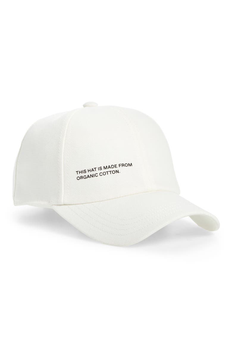Organic Cotton Baseball Cap, Main, color, OFF-WHITE