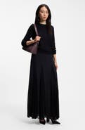 BOSS Ameline Leather Shoulder Bag