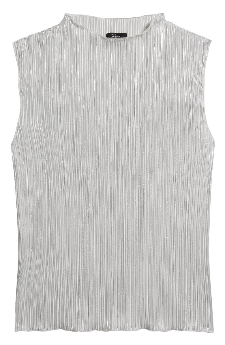 Rails Trea Plissé Sleeveless Top, Alternate, color,