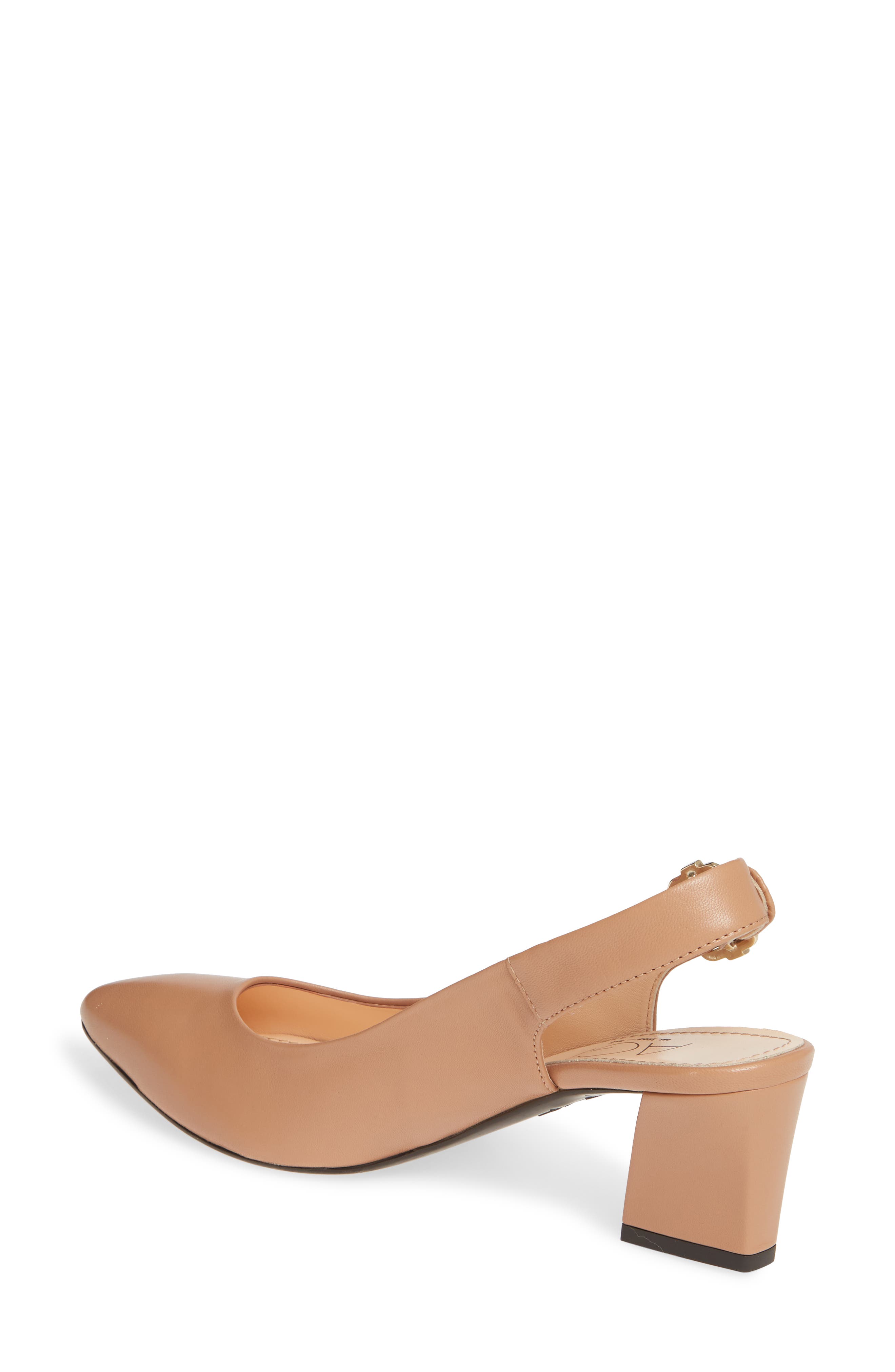 Slingback Pump, Alternate, color, CARAMEL LEATHER