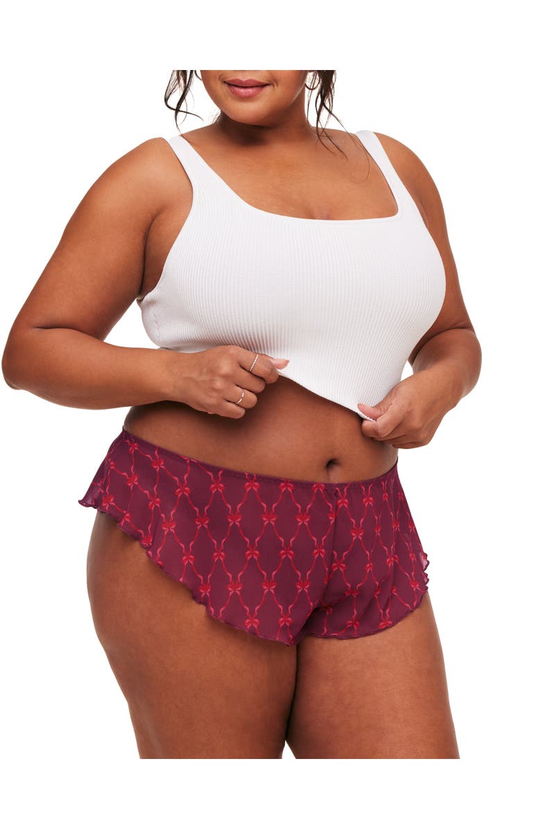 Adore Me Graciela Cheeky Panties, Main, color, Novelty Red