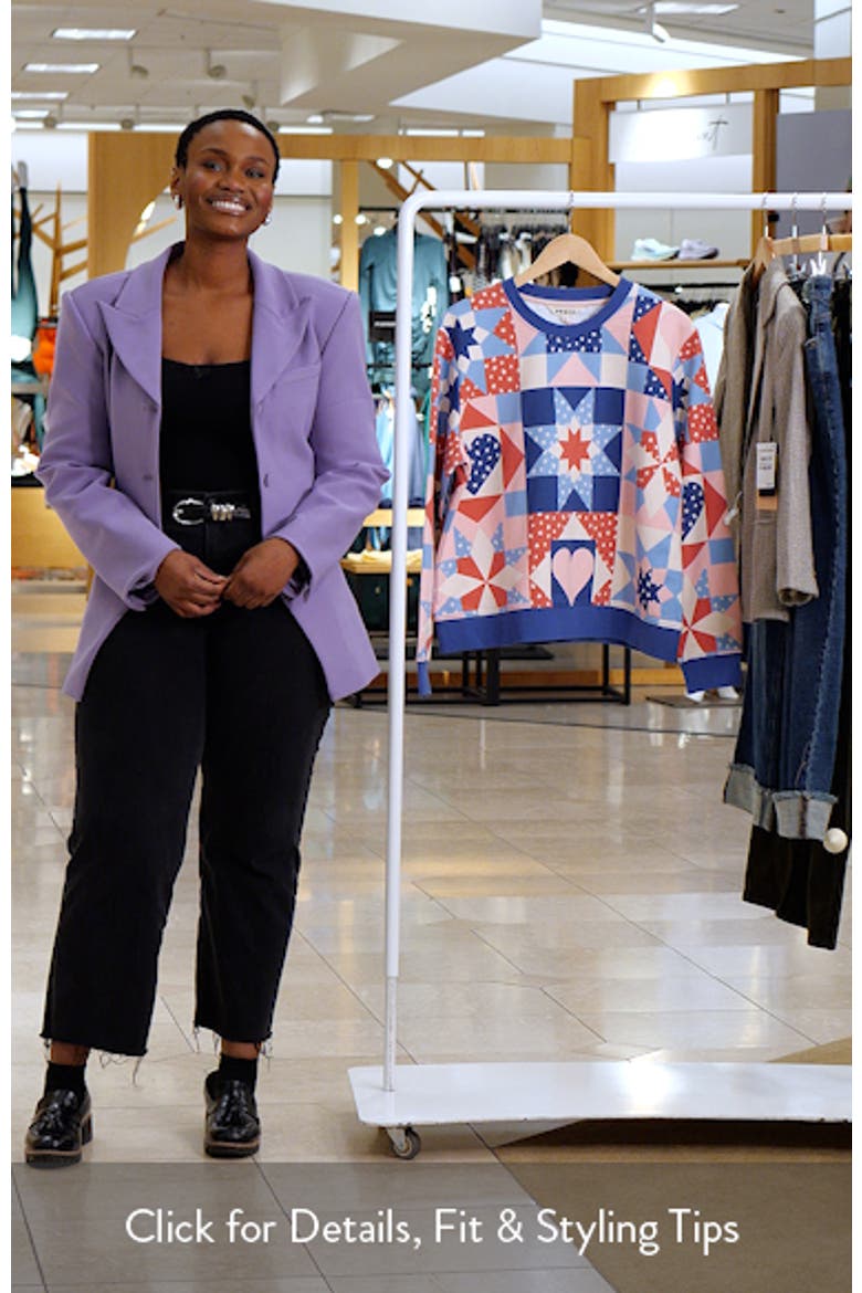 Hannah Patchwork Sweatshirt video