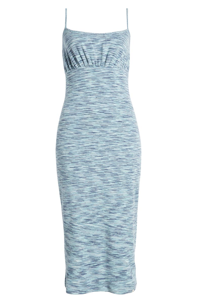 Rip Curl Bobbi Space Dye Cotton Blend Rib Dress, Alternate, color, 