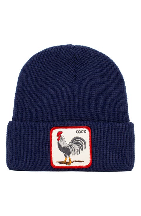 Morning Call Rooster Patch Beanie