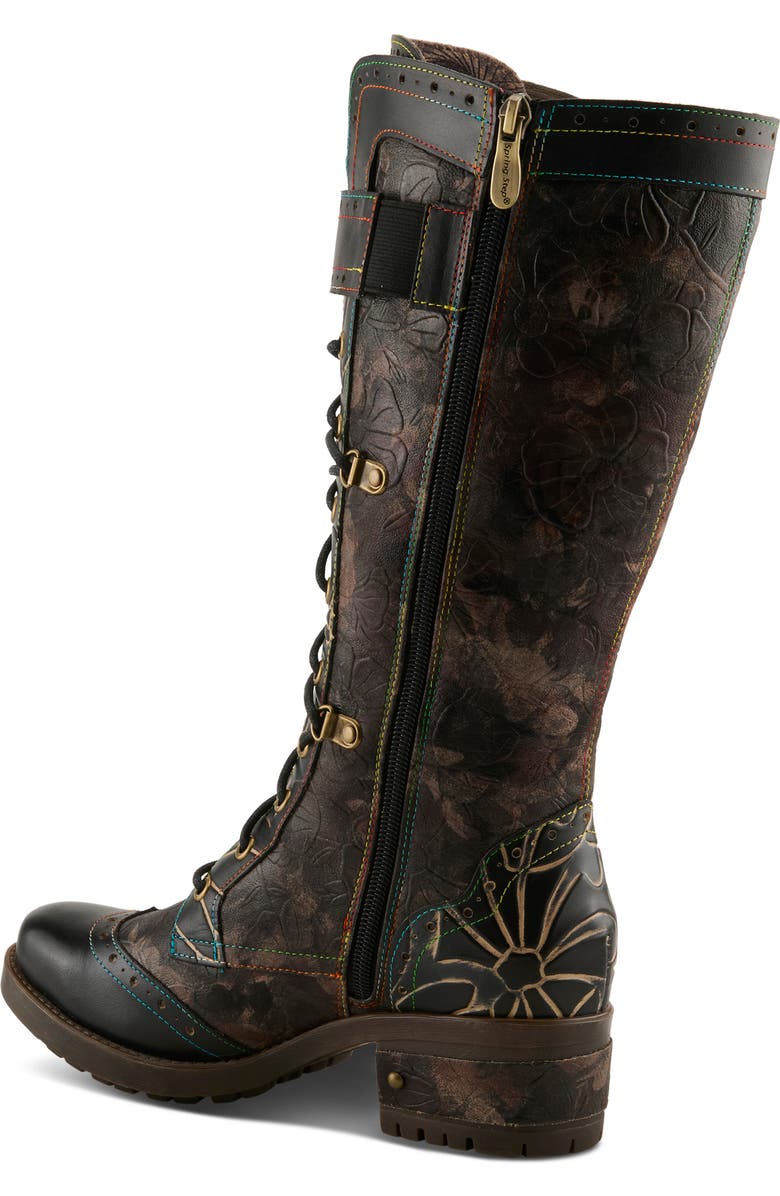 L'Artiste by Spring Step Kisha Fall Knee High Boot, Alternate, color, Black Multi