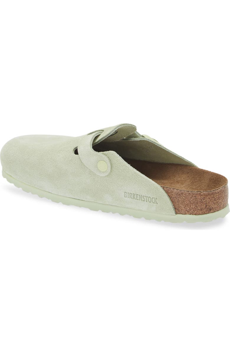 Birkenstock Boston Soft Clog, Alternate, color, Green