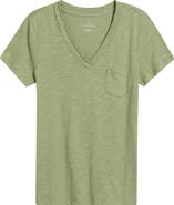 Caslon® Cotton & Modal V-Neck T-Shirt