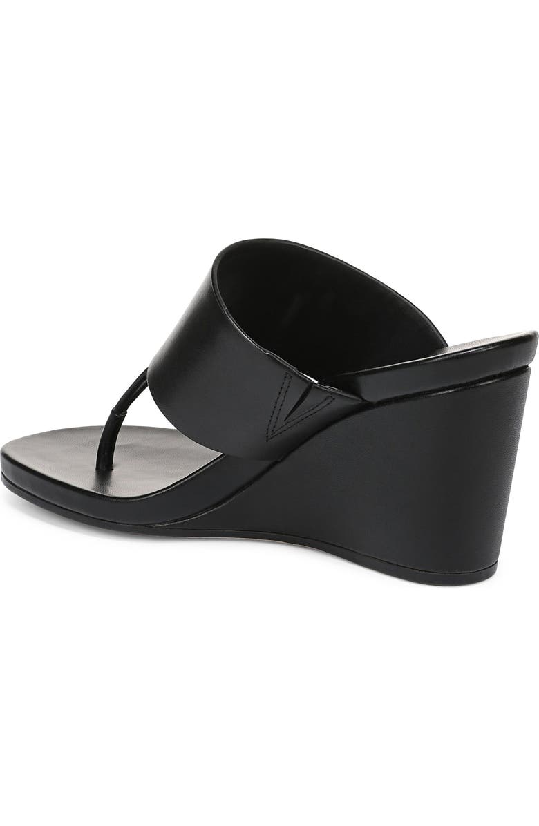 SARTO by Franco Sarto Talea Genuine Calf Hair Wedge Sandal, Alternate, color, Black