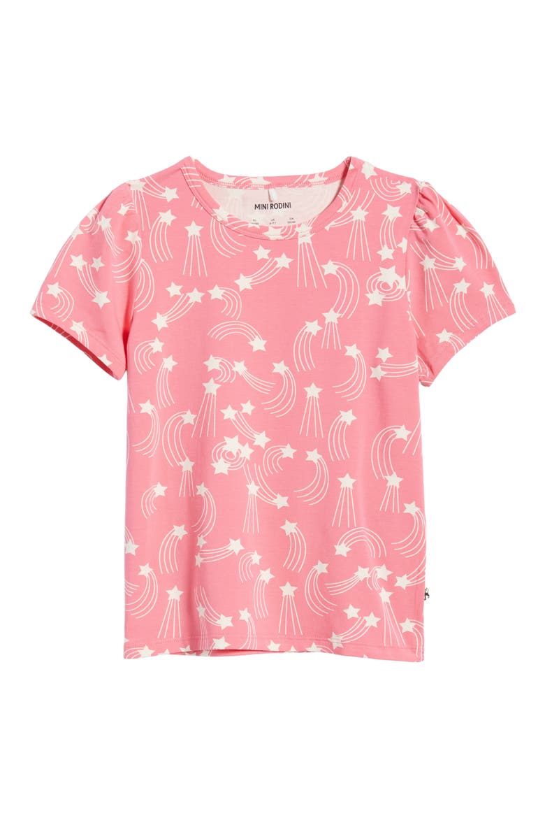 Kids' Starfall Short Sleeve Top, Main, color, PINK