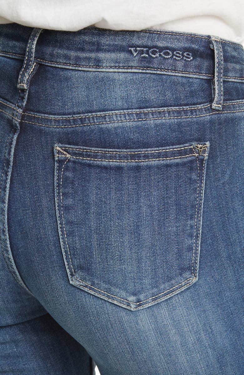 Vigoss Marley Straight Leg Jeans, Alternate, color, Medium Wash