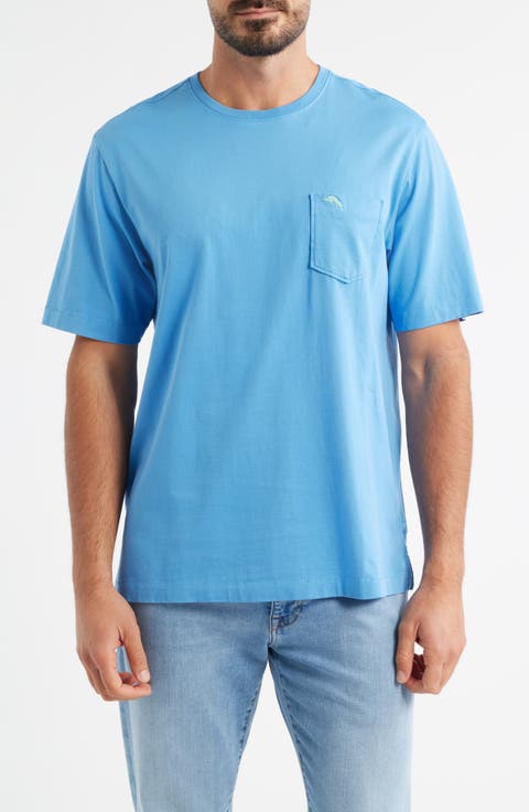 'New Bali Sky' Original Fit Crewneck Pocket T-Shirt