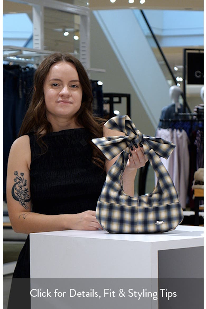 Roo Check Tie Shoulder Bag video