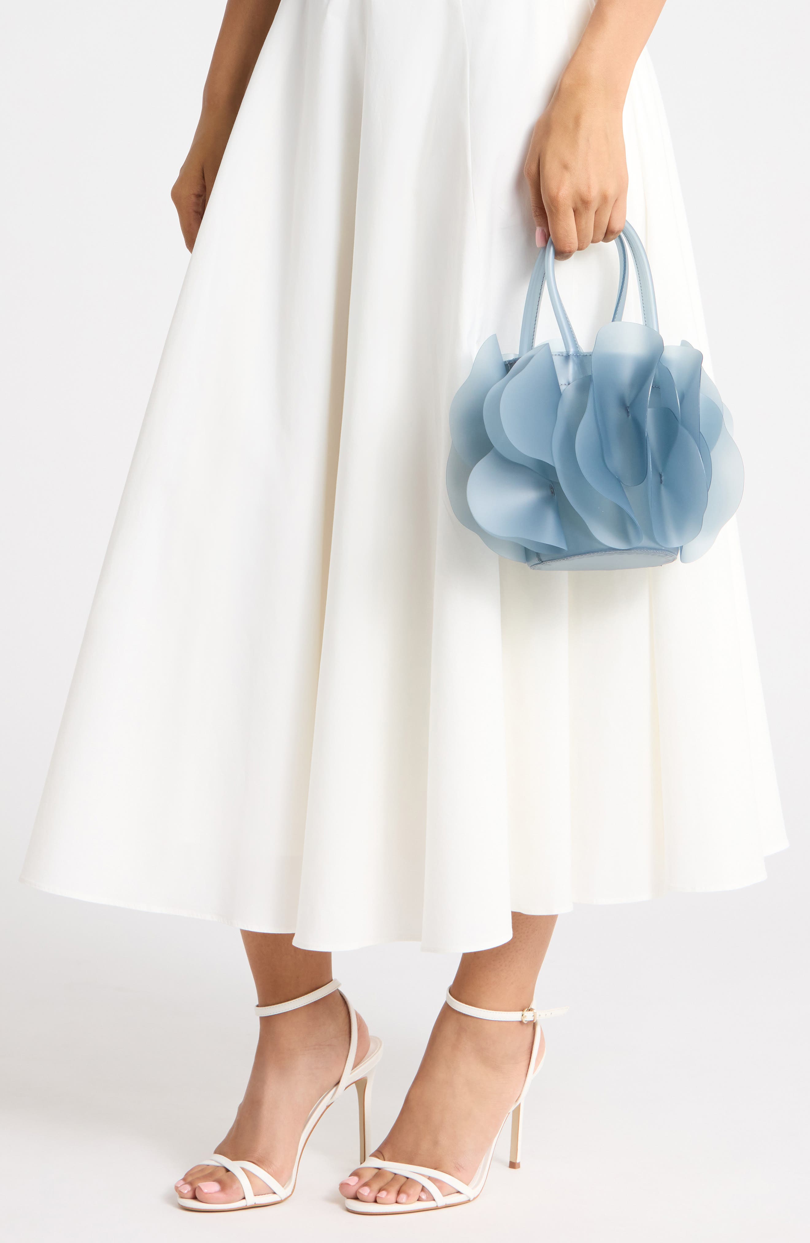 Jelly Flower Bag, Alternate, color, ICE BLUE