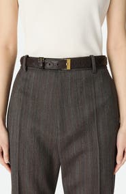 Bottega Veneta Watch Intrecciato Leather Belt