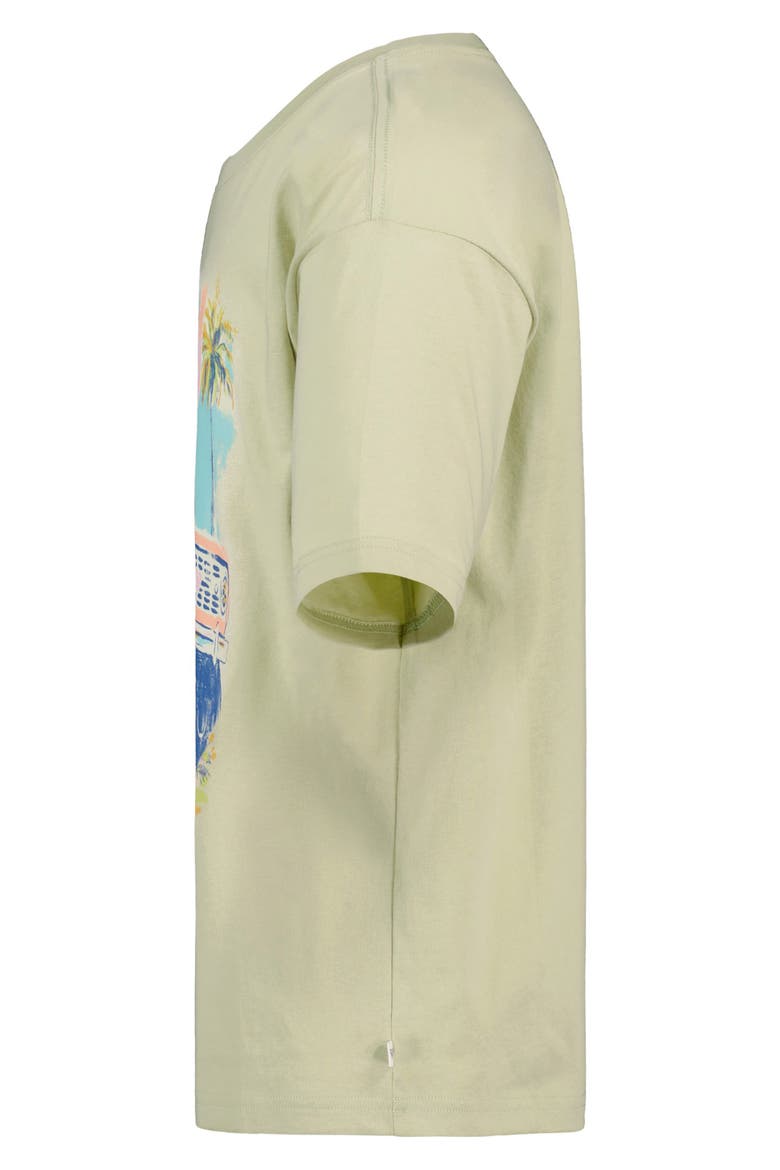 Kids' Coastal Oversize Graphic T-Shirt, Alternate, color, LAUREL GREEN