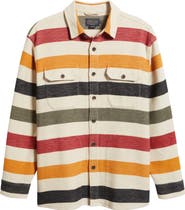 Pendleton Driftwood Stripe Chamois Button-Up Shirt