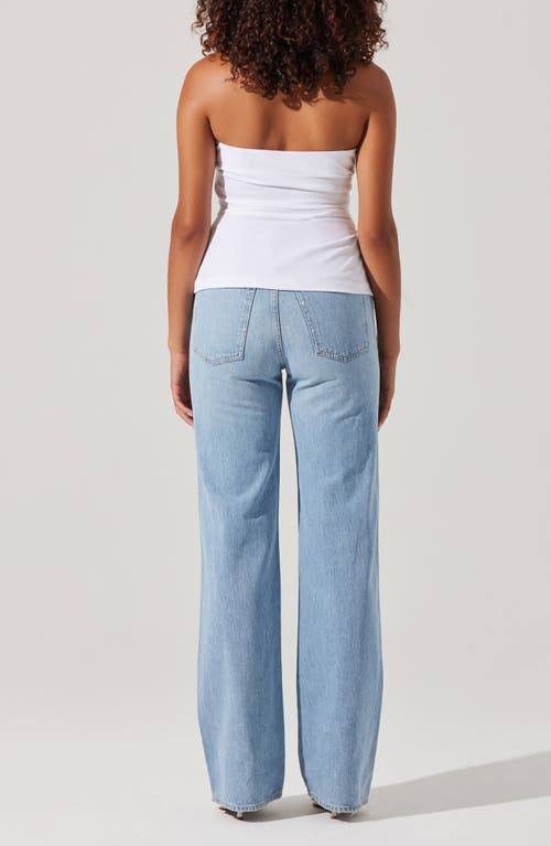 Astr The Label Mel Side Ruched Halter Top