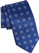David Donahue Neat Silk Tie