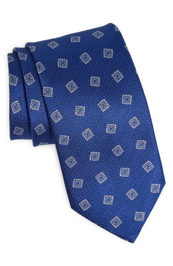David Donahue Neat Silk Tie