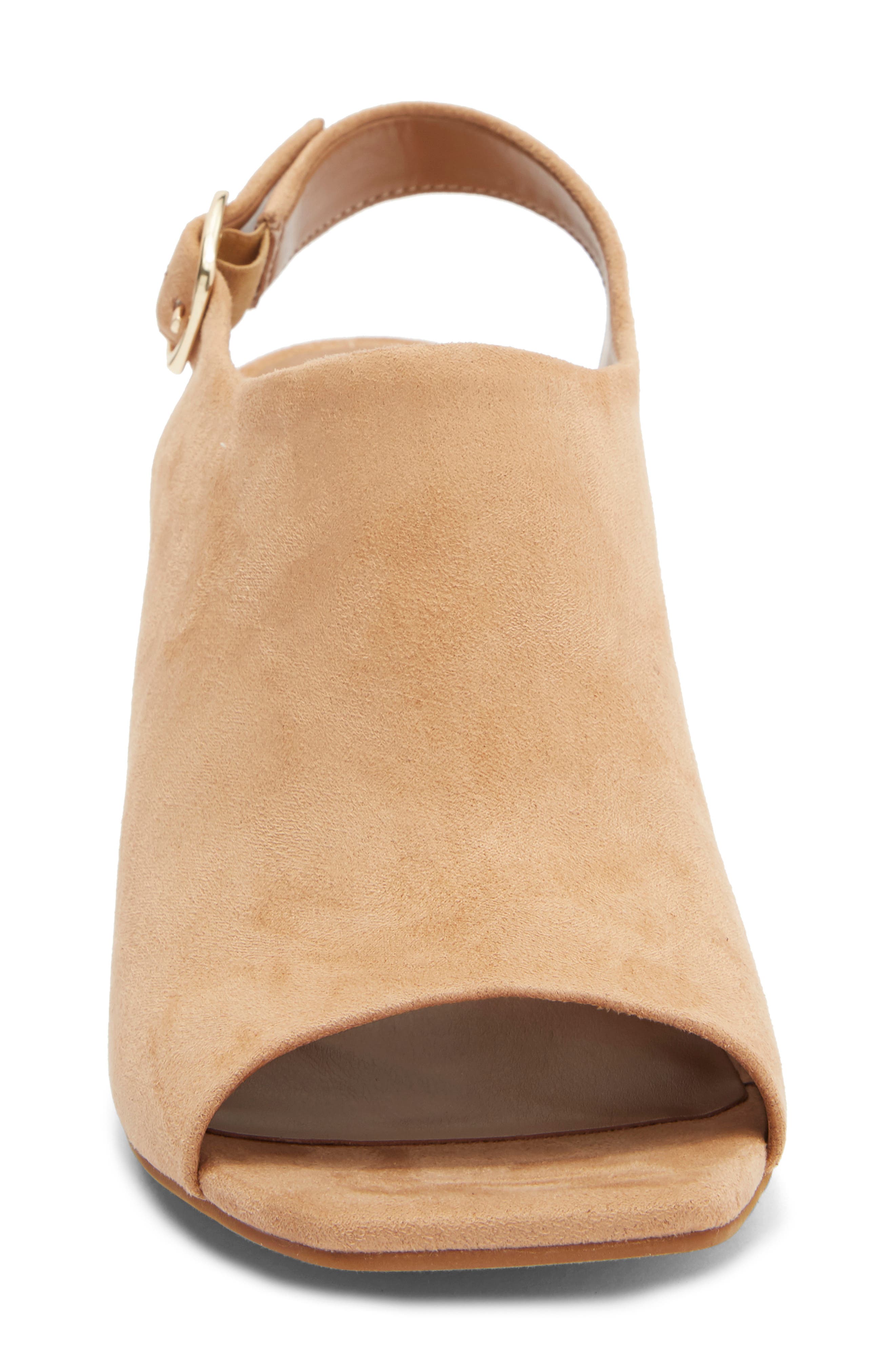 Hessa Slingback Heeled Sandal, Alternate, color, TAN DALE