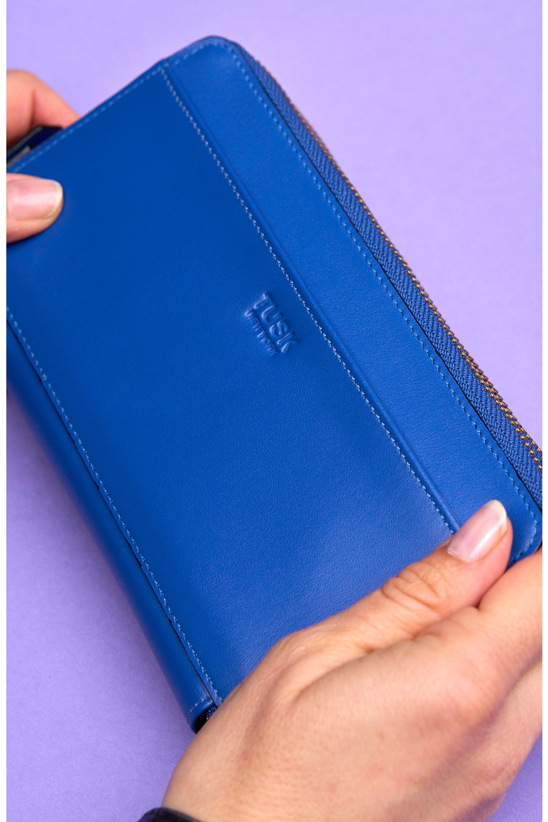 Joy Double Zip Wallet, Alternate, color, Iris