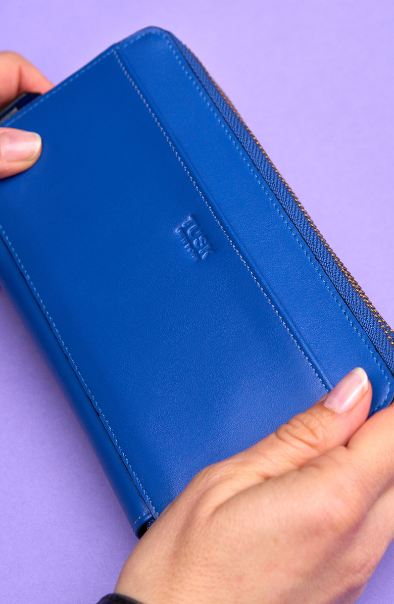 Tusk Joy Double Zip Wallet, Alternate, color, Iris