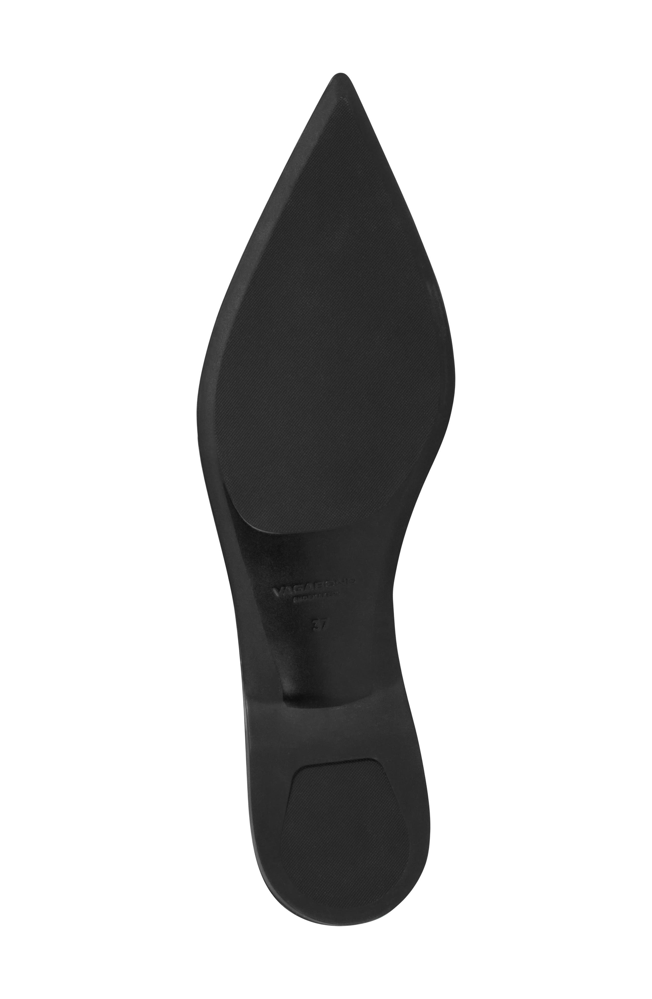 Vagabond Shoemakers Hermine Pointed Toe Slingback Flat, Alternate, color, Black