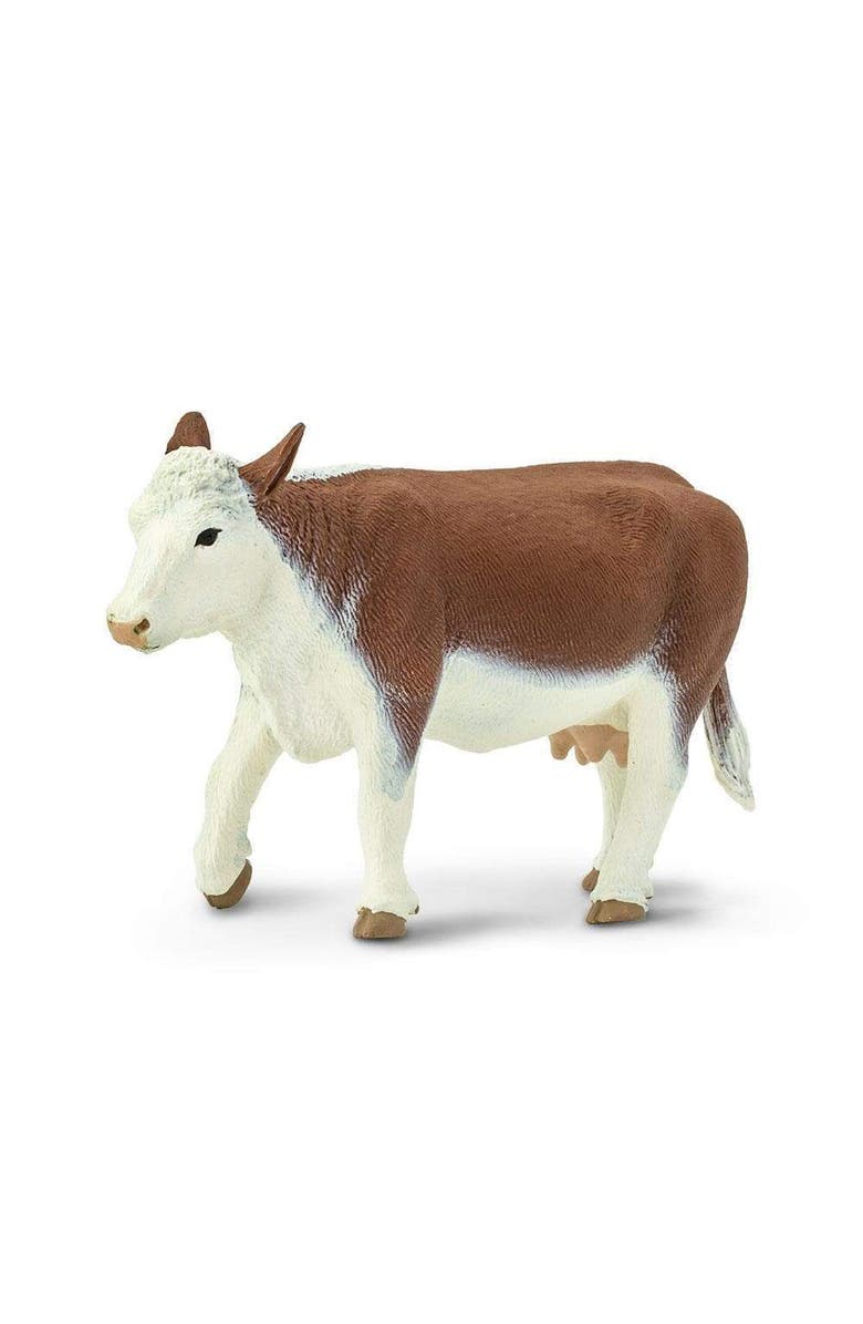 Safari Ltd. Hereford Cow Kids Toy Figure, Alternate, color, NO COLOR