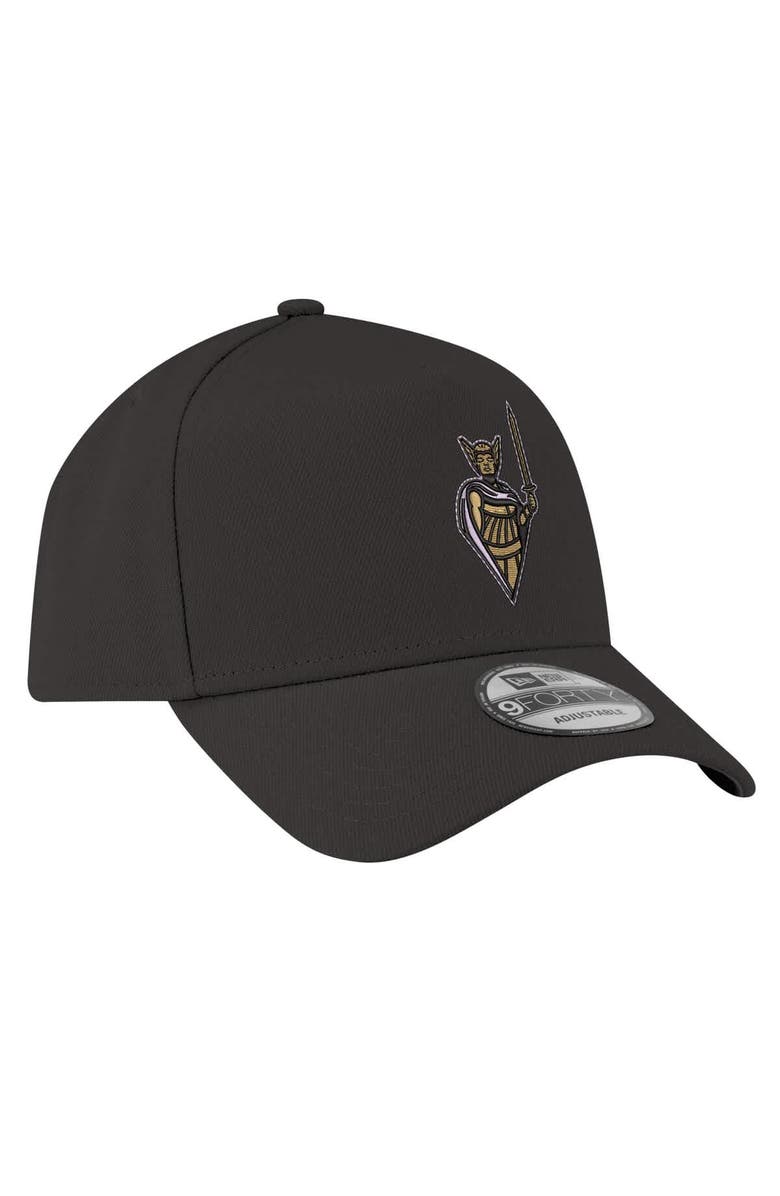New Era Men's New Era  Eclipse Black Golden State Valkyries Core Logo A-Frame 9FORTY Adjustable Hat, Alternate, color, Eclipse Black