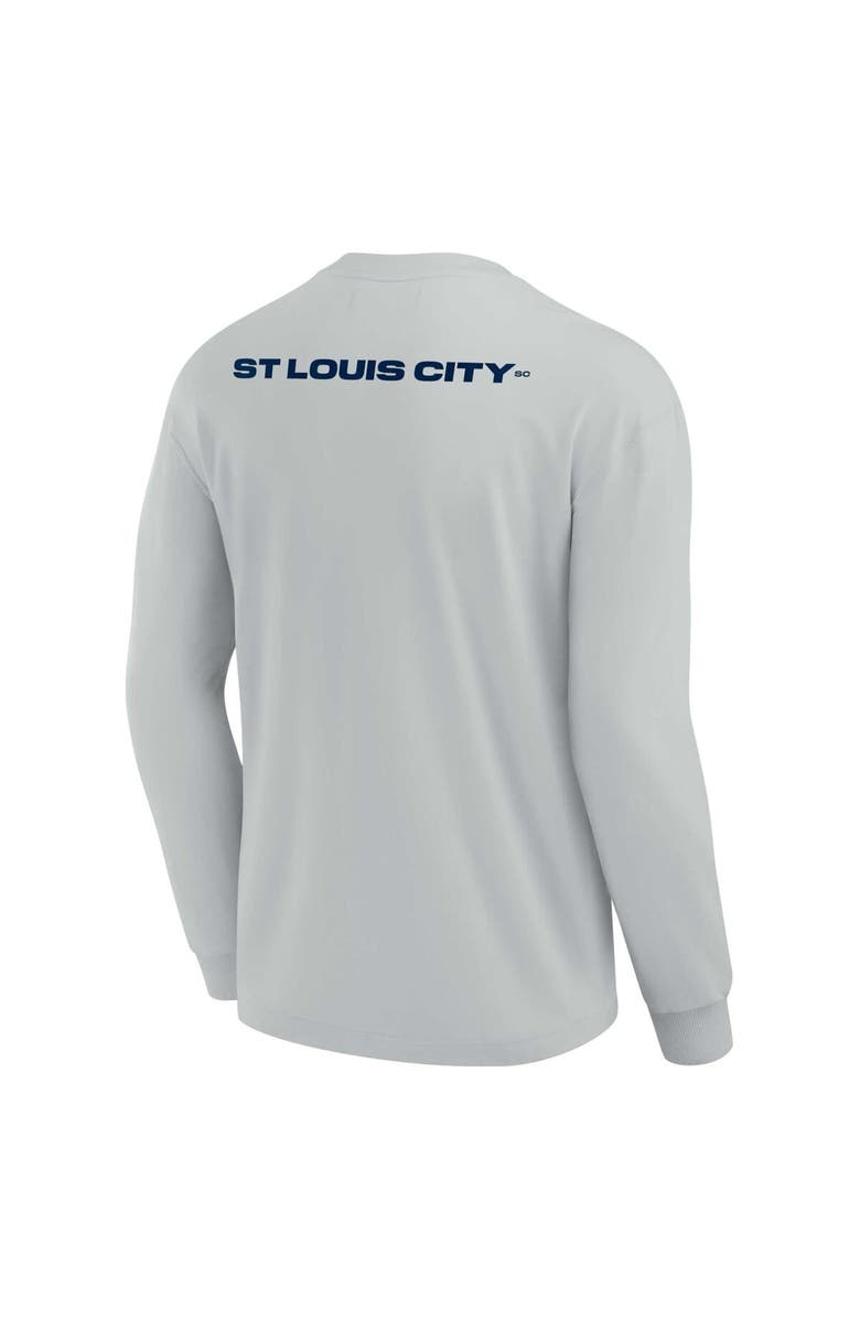Fanatics Signature Unisex Fanatics Signature Gray St. Louis City SC Elements Super Soft Long Sleeve T-Shirt, Alternate, color,
