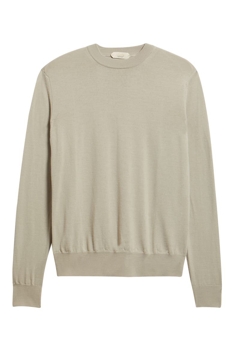 Cashwool® Crewneck Sweater, Alternate, color, GREIGE