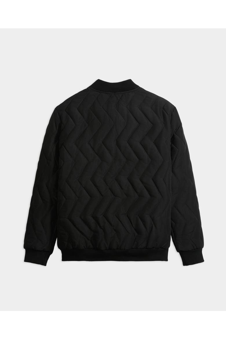 Make an Impression Varsity Jacket, Alternate, color, Black