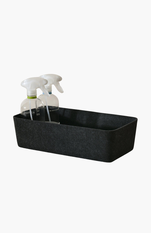 Sortjoy The Sculpted Bin In Carbon - Set Of 3
