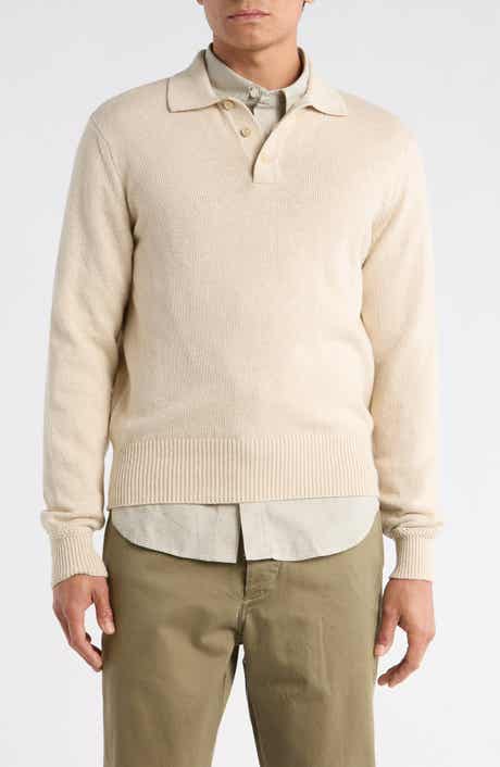 BUCK MASON Seafarer Cotton Knit Rugby Polo