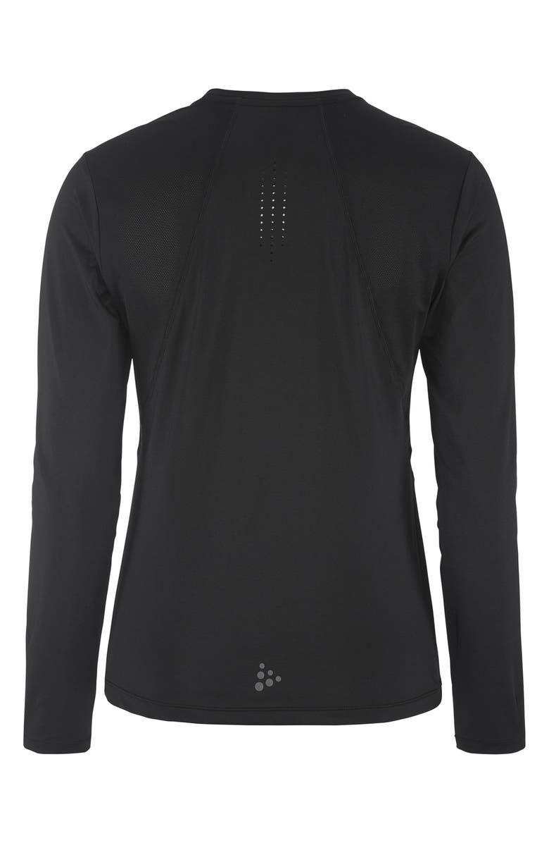 Craft Essence Perforated Jersey T-Shirt, Alternate, color, Black