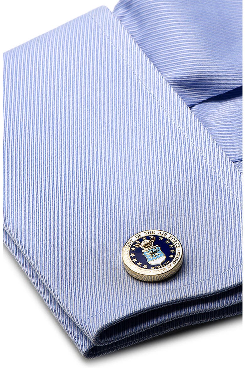 U.S. Air Force Cuff Links, Alternate, color, BLUE