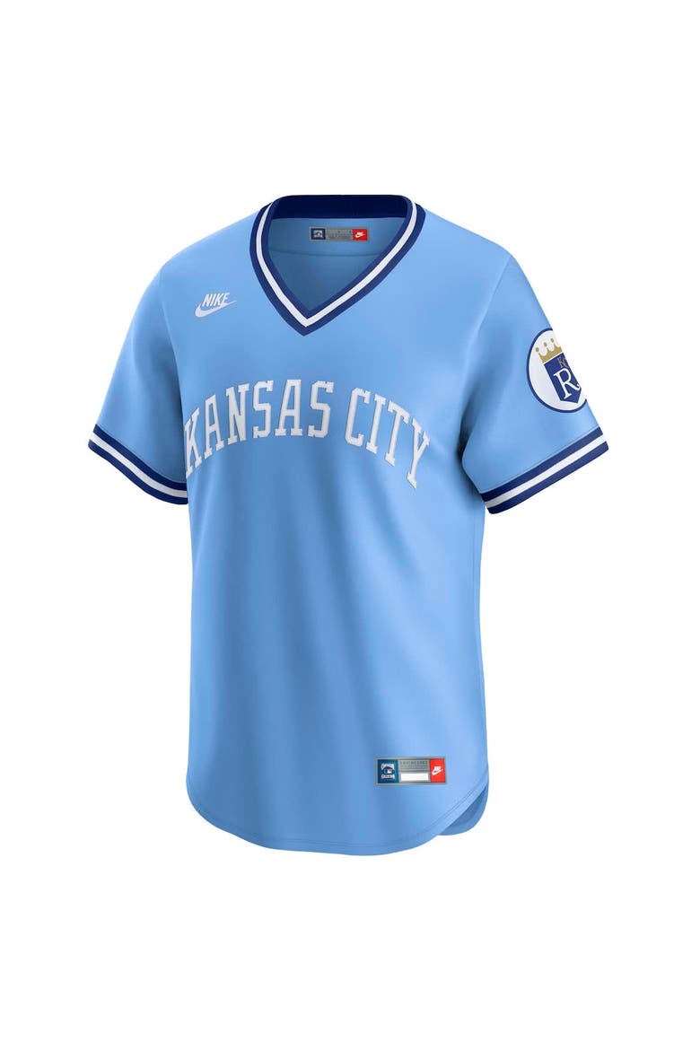 Men's Nike Bo Jackson Light Blue Kansas City Royals Throwback Cooperstown Collection Limited Jersey, Alternate, color, Light Blue