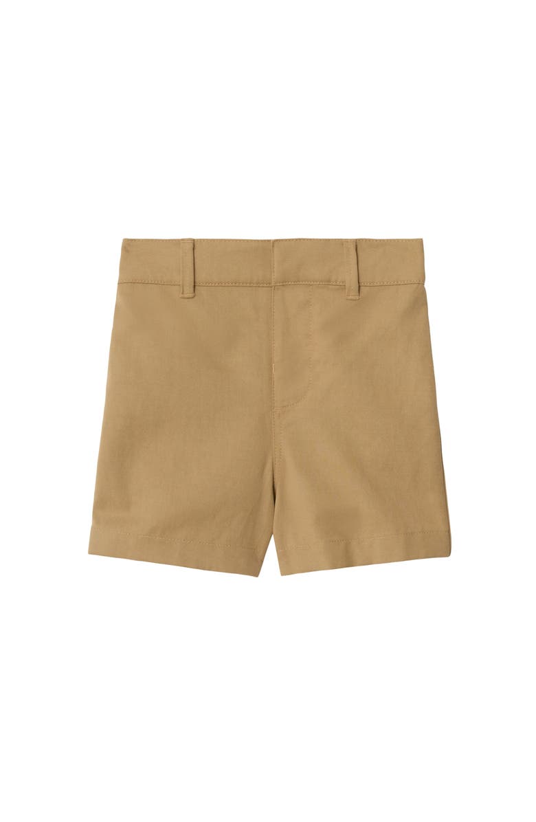 Burberry Cotton Blend Shorts, Main, color, Sand