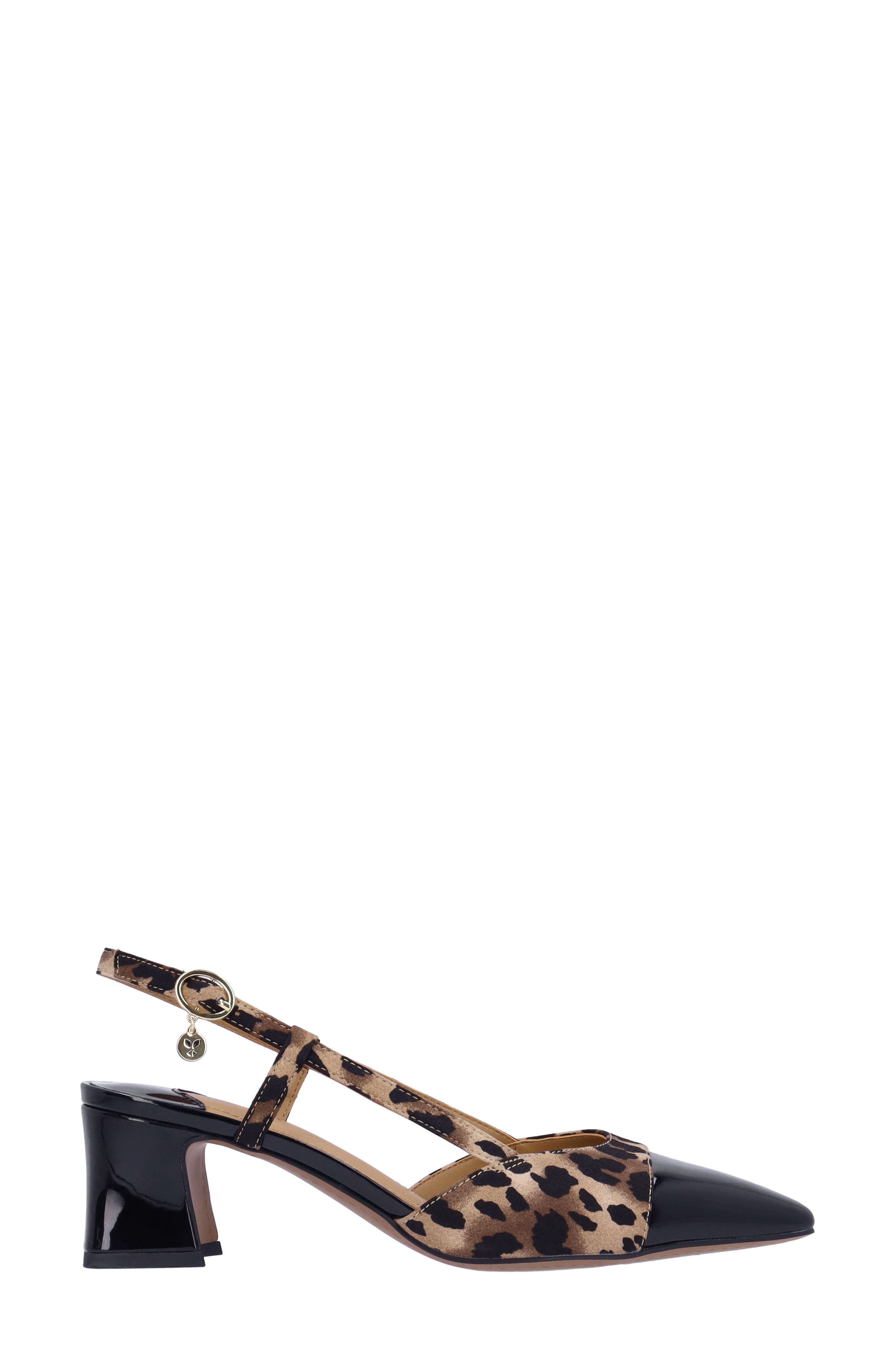 Cyrene Pointed Toe Pump, Alternate, color, BROWN/ BLACK