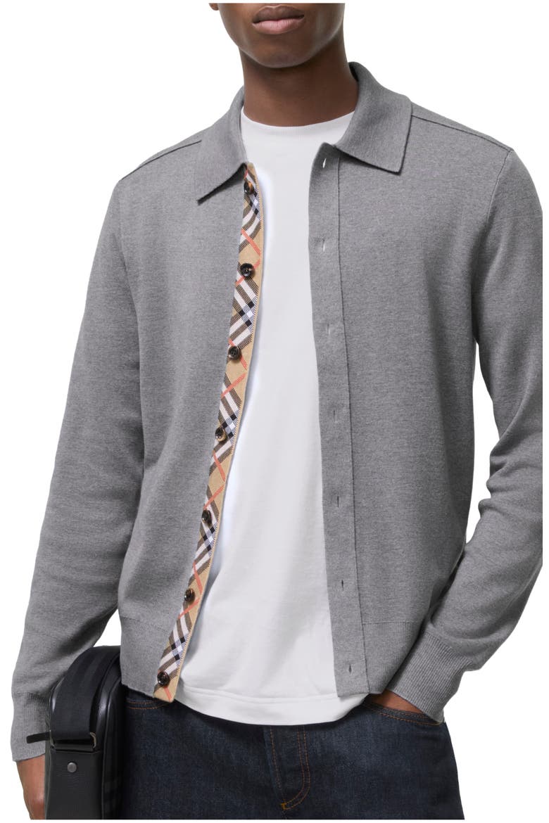 Wool Cardigan, Main, color, Grey