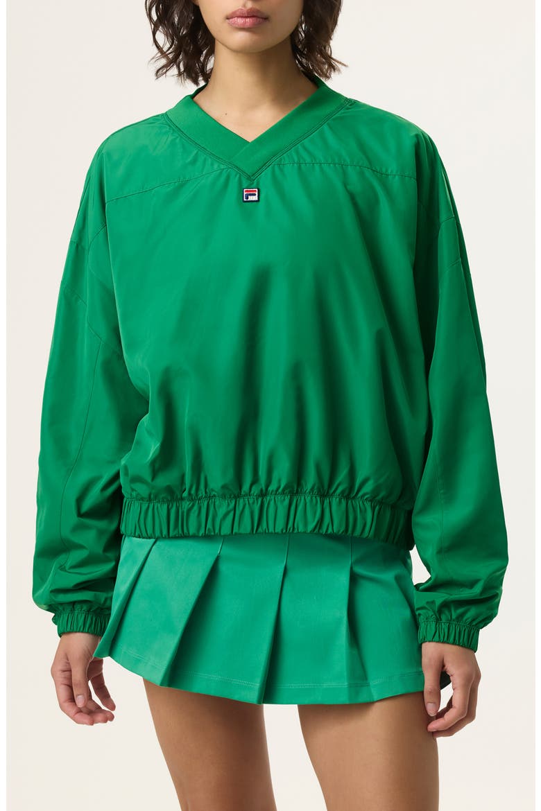 x Hailey Windbreaker, Main, color, FILA GREEN