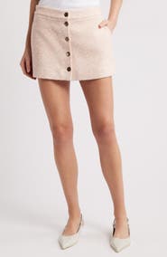 FRAME The Tweed Miniskirt