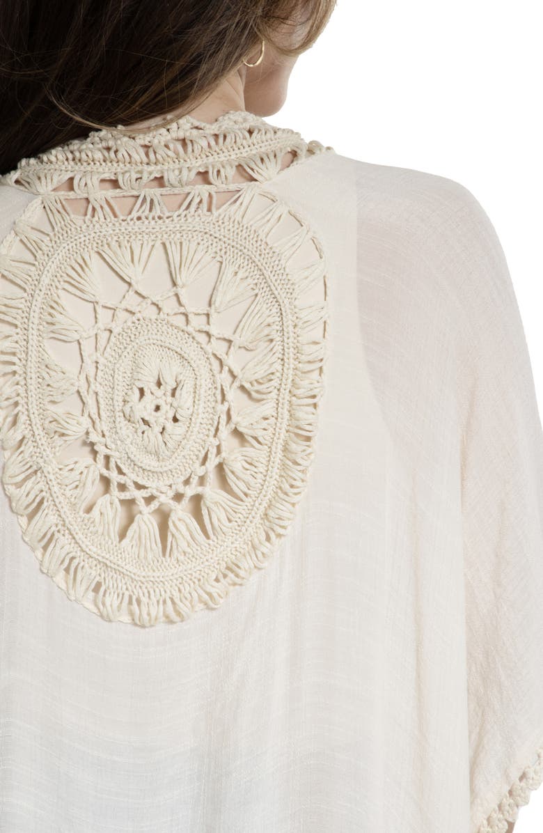 SAACHI Costa Sunshine Crochet Duster, Alternate, color, Ivory