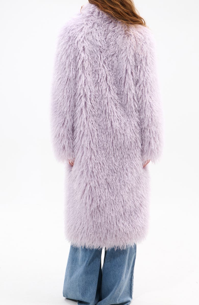 AZALEA WANG Delfina Faux Fur Coat, Alternate, color, Lilac