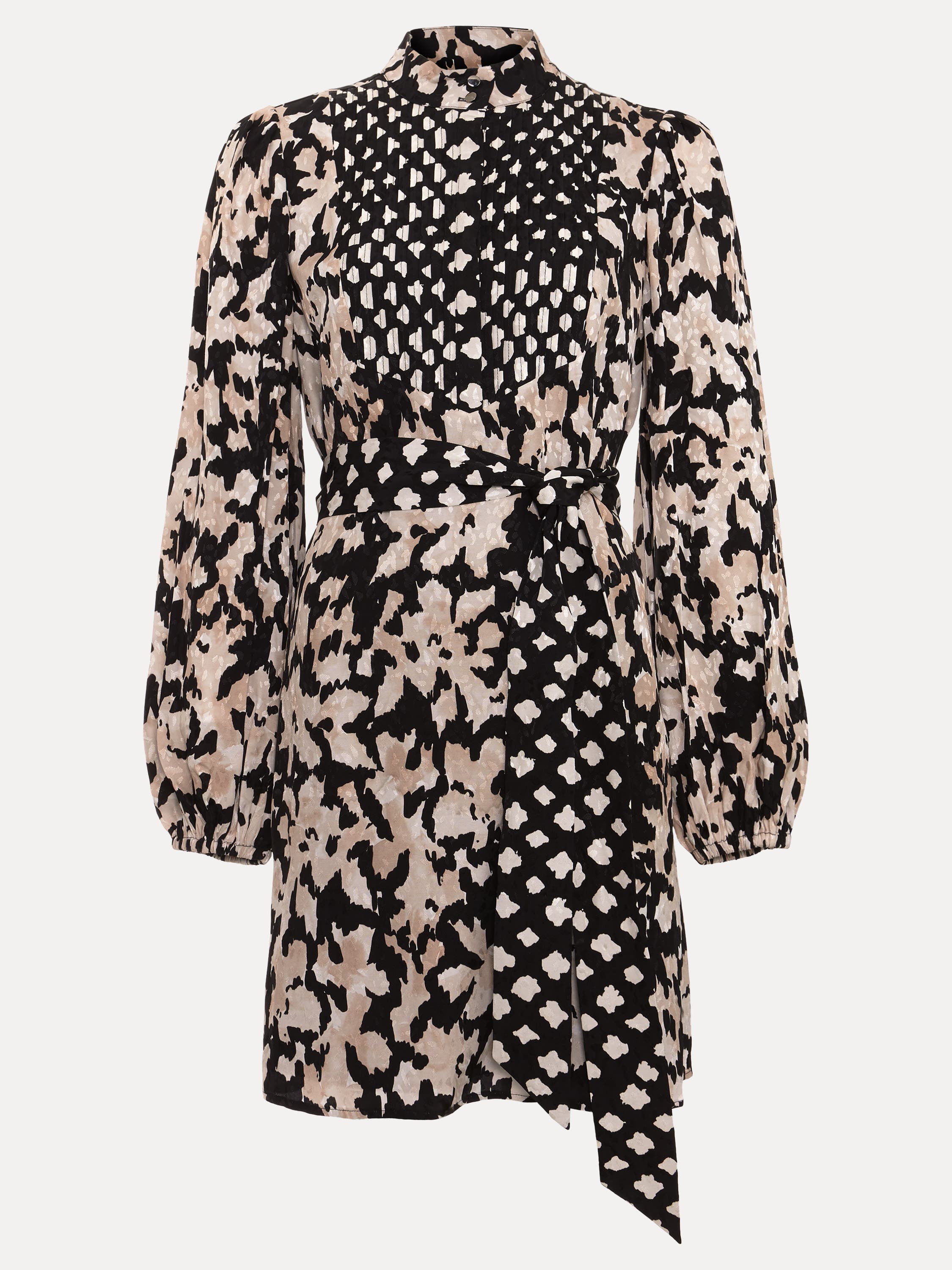 Phase Eight Dolly Mandarin Collar Mini Shirt Dress (Women) | Nordstrom
