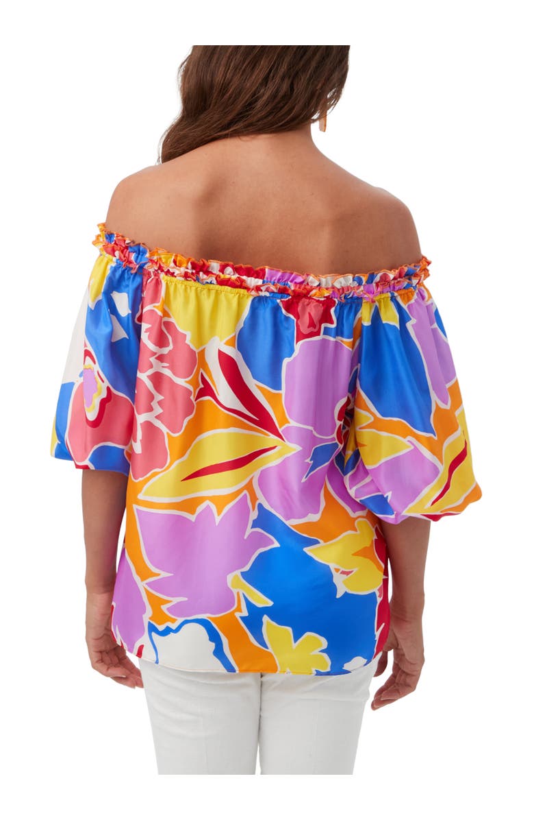 Trina Turk Jambies Off the Shoulder Floral Top, Alternate, color,